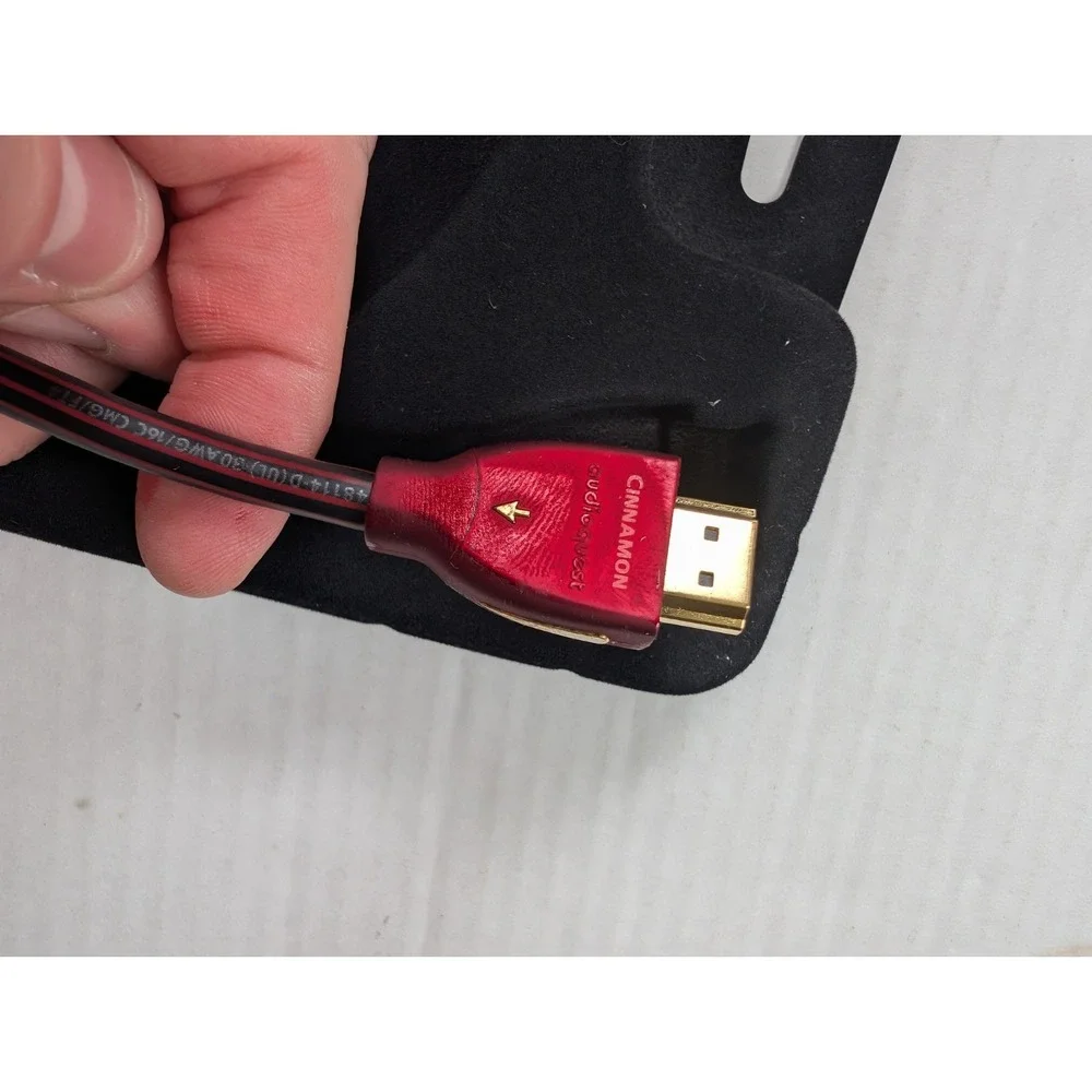 READ AudioQuest Cinnamon High Speed HDMI Cable with Ethernet 1 Meter Red